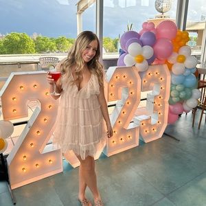 Miranda Dress in Sparkle Dust